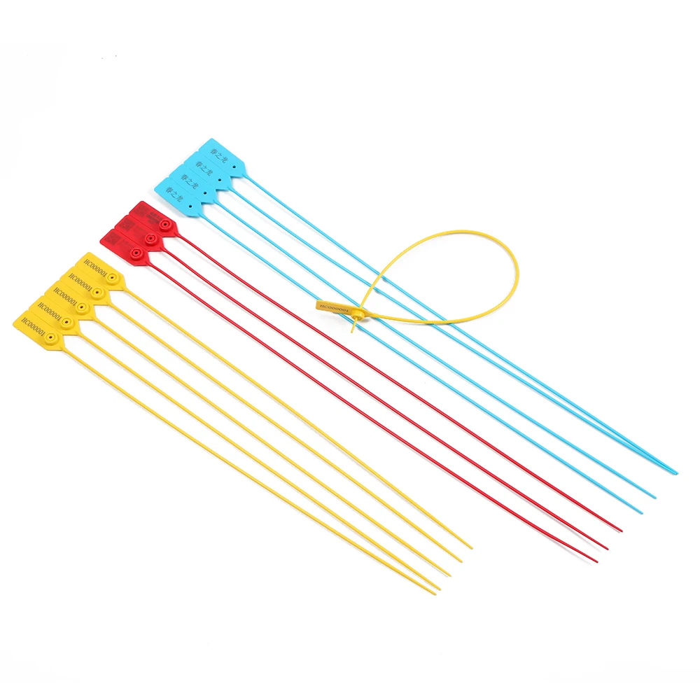 Disposable plastic seal clothes shoes anti-change bag anti-theft anti-counterfeit buckle anti-return tag lock label tie