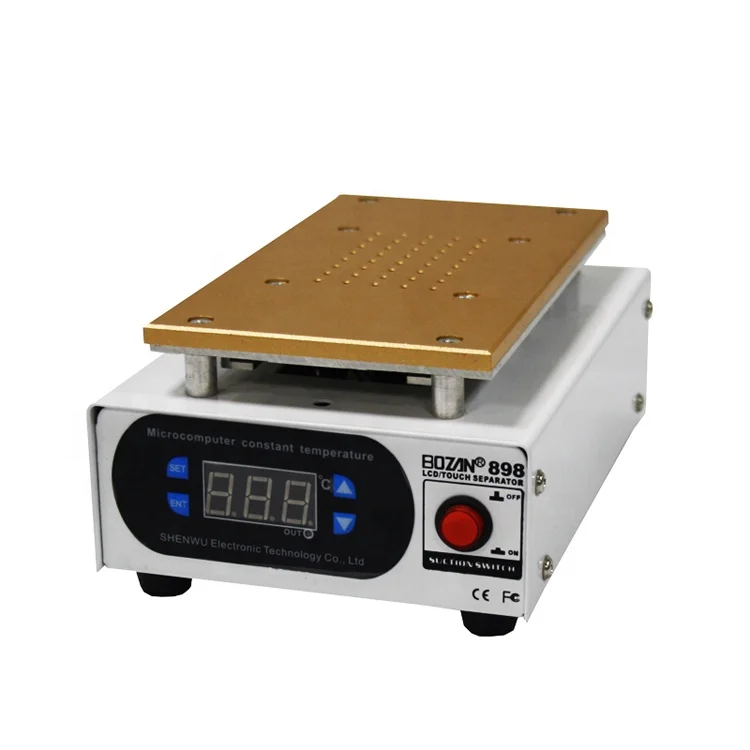 Новый мобильный телефон встроенный насос вакуумный металлический корпус стекло ЖК-экран сепаратор с светодио дный дисплей