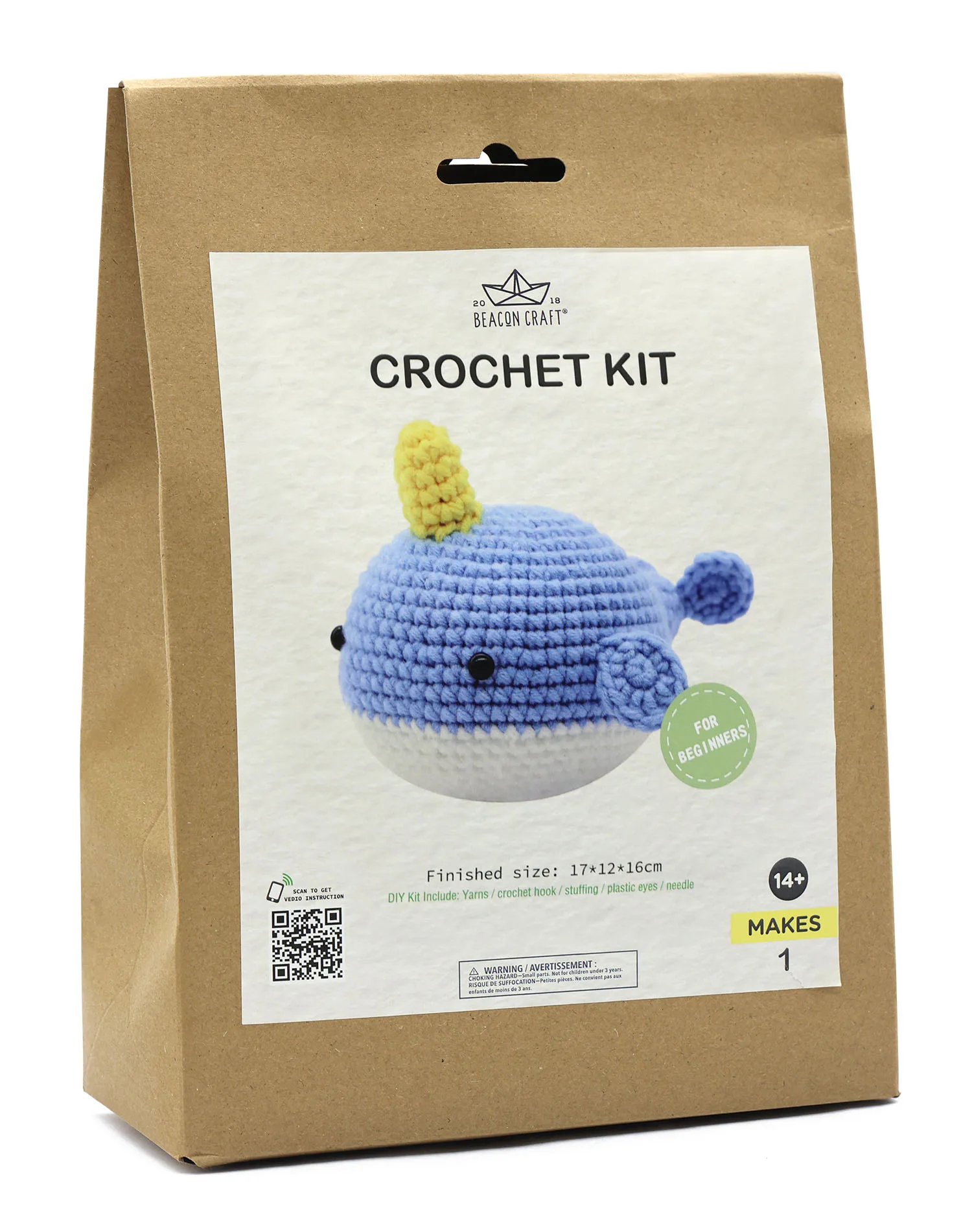 WHALE CROCHET KIT