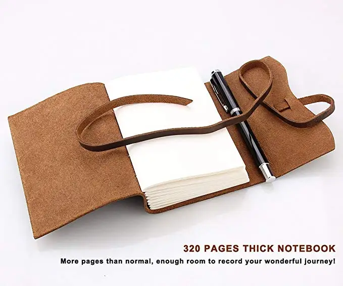 
Handmade Vintage Bound Writing journal for Men & Women Leather Journal Travel Notebook 