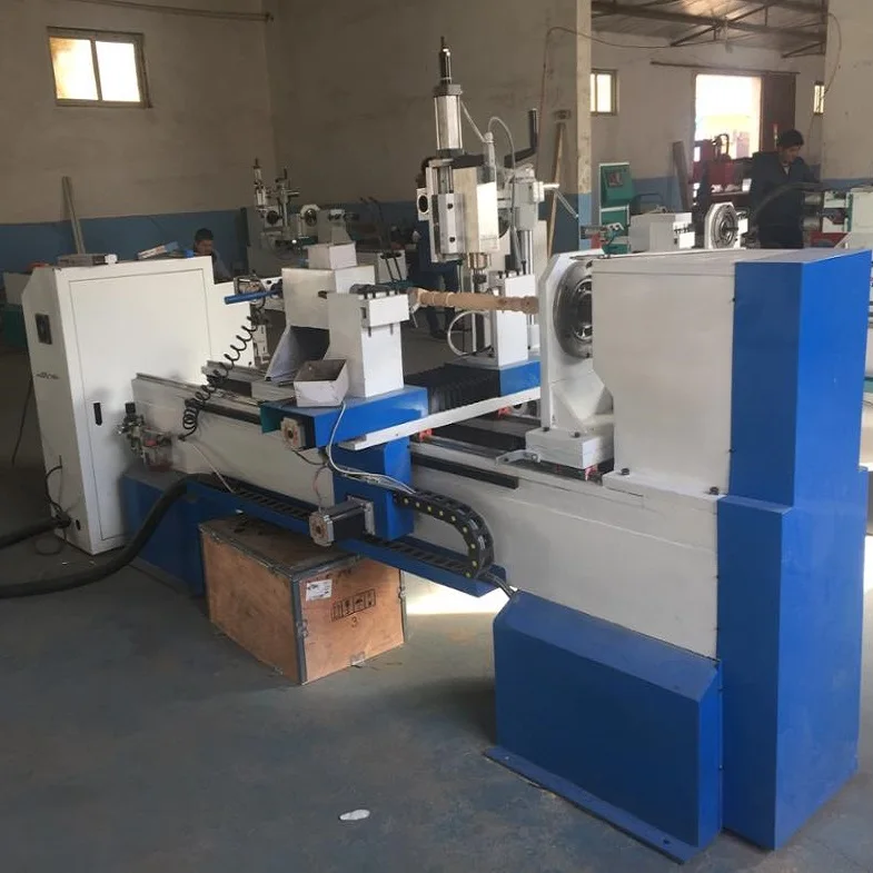 Токарный станок с двумя лезвиями, одноосевой токарный станок с ЧПУ TJ1530, токарный станок с ЧПУ для копирования древесины с шпинделем