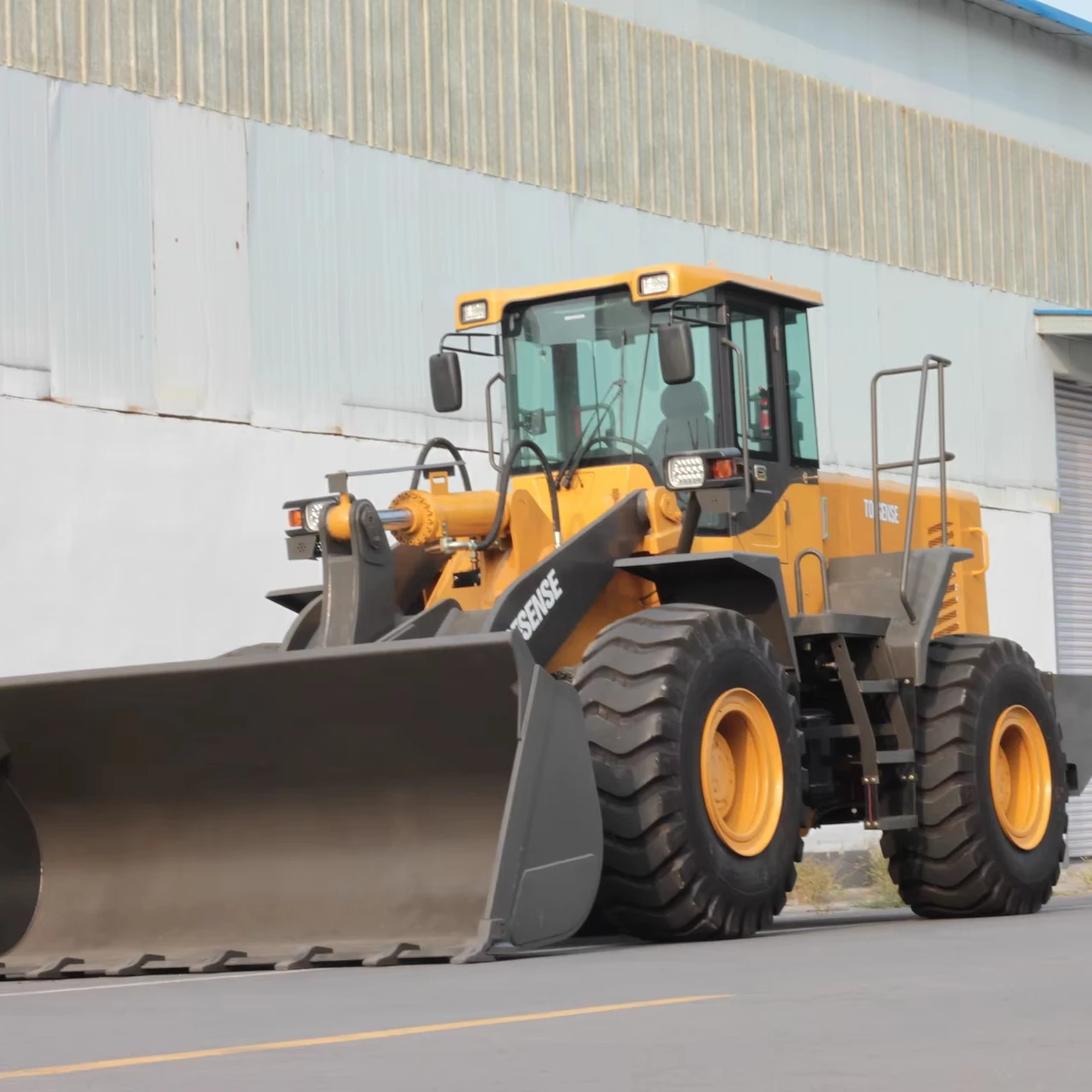 CE Topsense 4 Ton 5 Ton Wheel Loader /Front End Loader with 4cbm Bucket for Sale of China