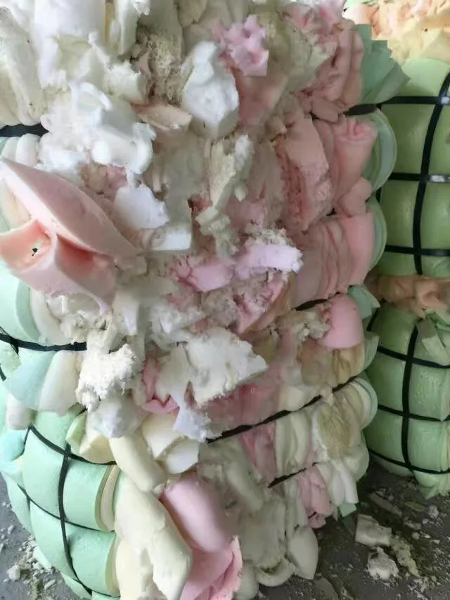 Wholesale Clean And Dry Recycled Plastic PU Foam Scraps Plastic foam Scraps pu foam scrap in bales