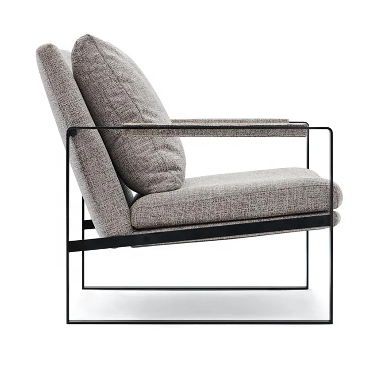 Foshan Xin Yu upholstered fabric armchair with armrests New hot selling products Hotel lounge chair Armchair living room chair