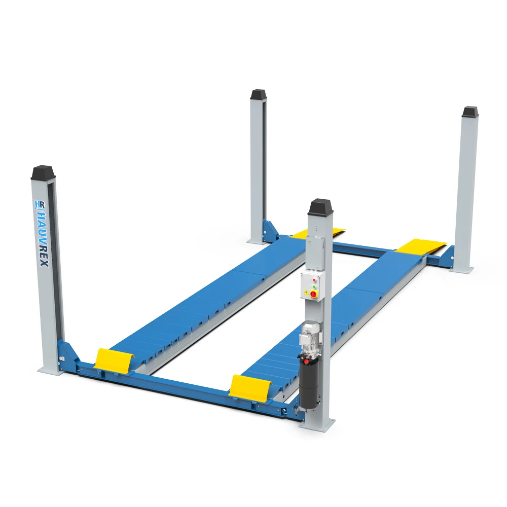 Height Adjustable Hydraulic Elevator four post lift with alignment jack