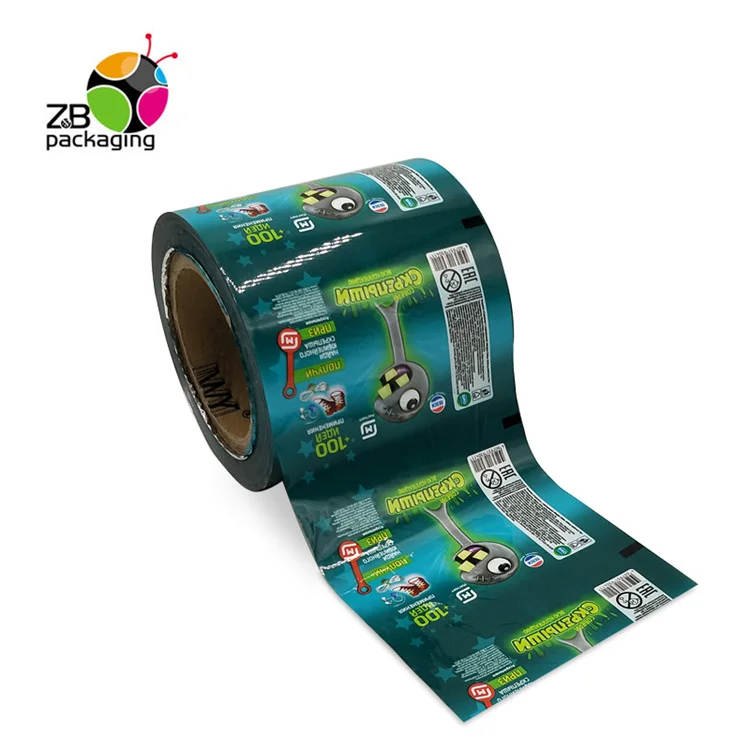food grade customized design laminated material print on packaging bag potato chips package aluminum roll film