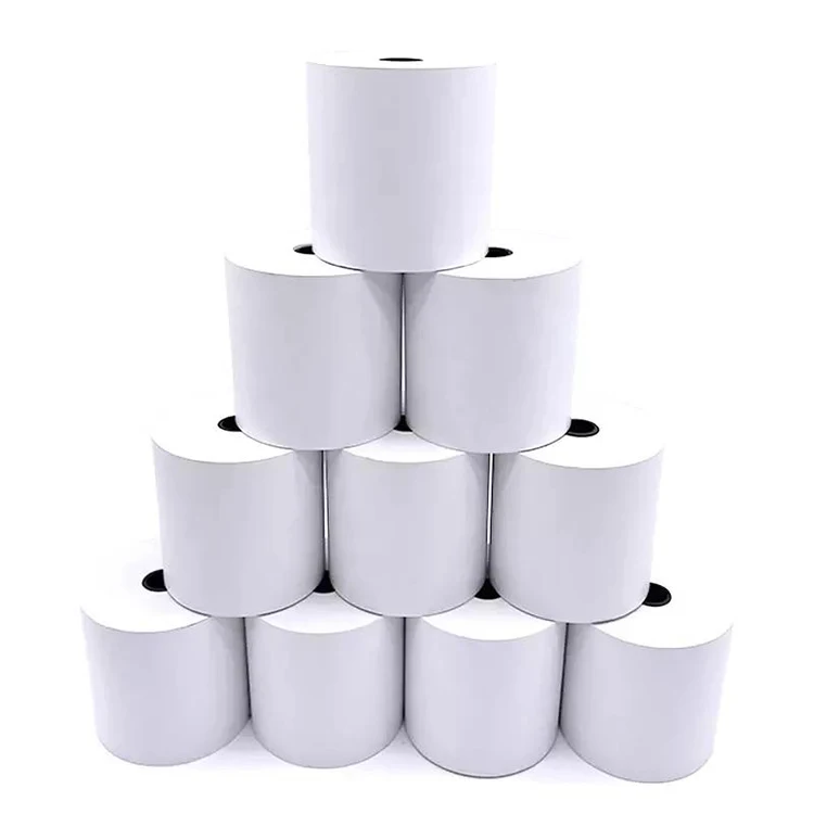 High Quality Jumbo Colored Waterproof Receipt Cash Register Print Thermal Ticket Paper Rolls 57mm 80mm