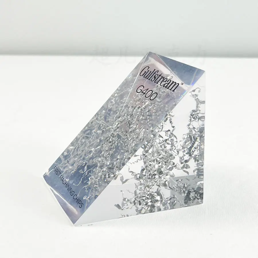 name display Acrylic Triangle corners display cube high quality products custom acrylic display cube