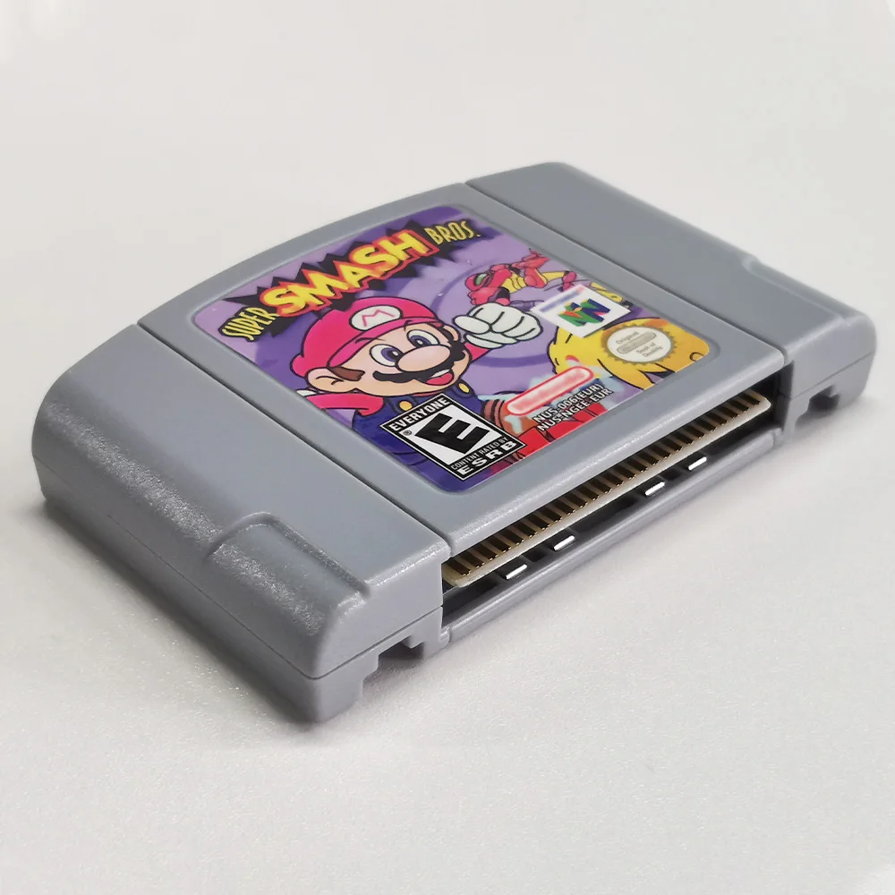  NTSC US версия N64 игровая Карта SUPER SMASH BROS 64mb Graphic картридж карта для Nintendo