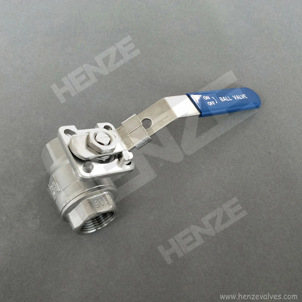 
SS304 SS316 Ball Valve Threaded Ends BSP NPT 