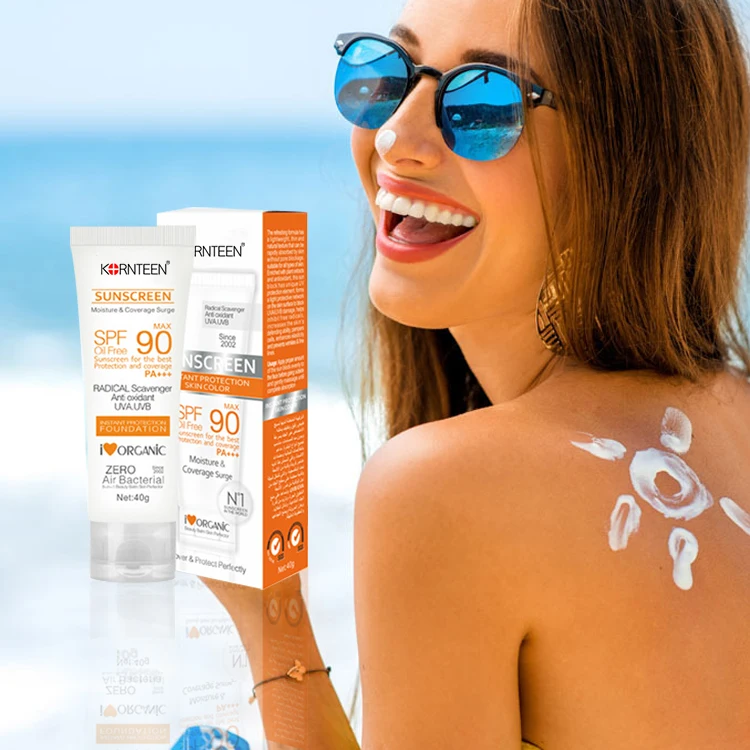 Custom Skin Care Product Spf 90 Sunscreen Lotion Moisturizing Whitening Sun Cream Face sun block sunscreen Cream private label