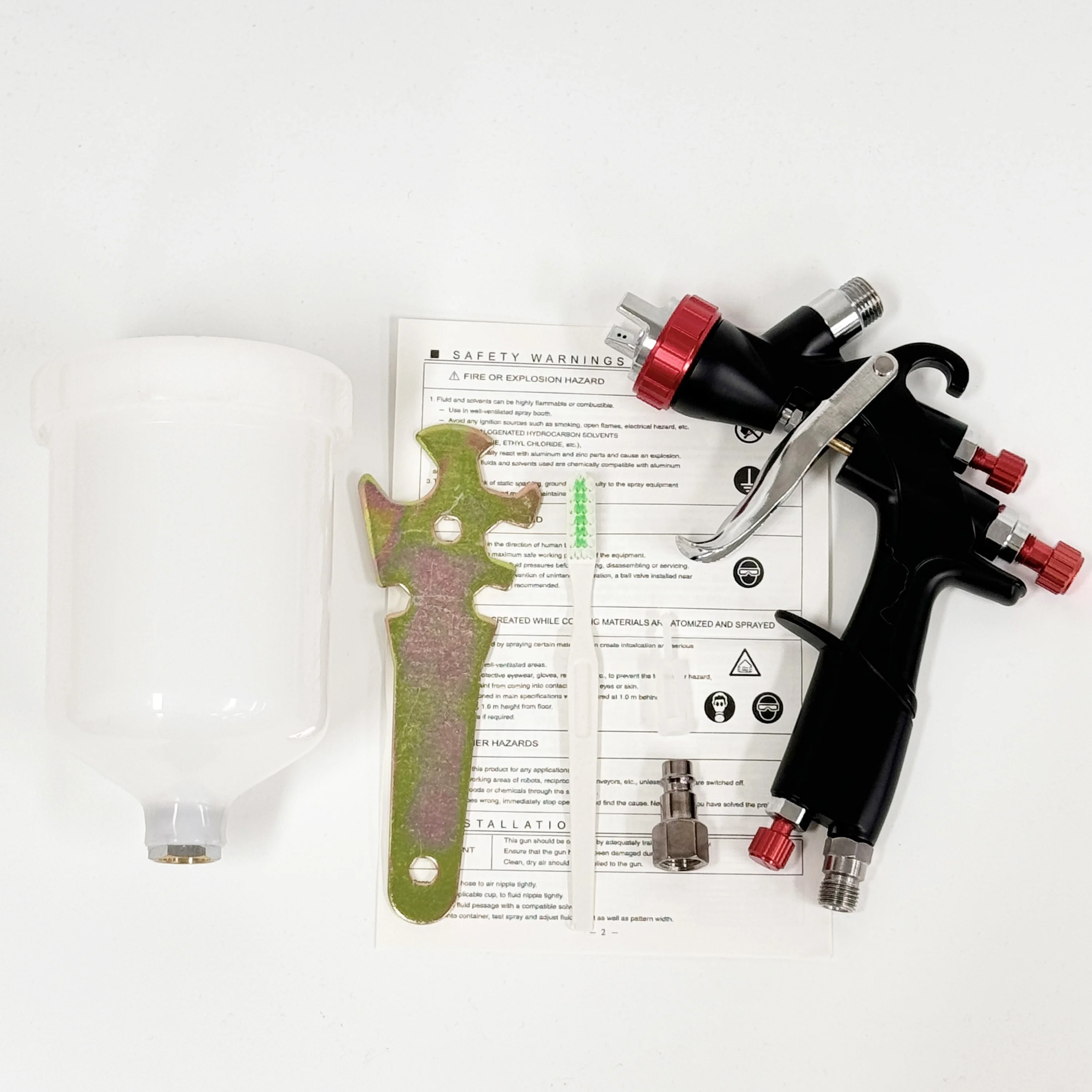 Professional LVLP Spray Gun Automotive Air Paint Gun Pneumatic Water Based Airbrush Gun Paint with 1.3mm Nozzle