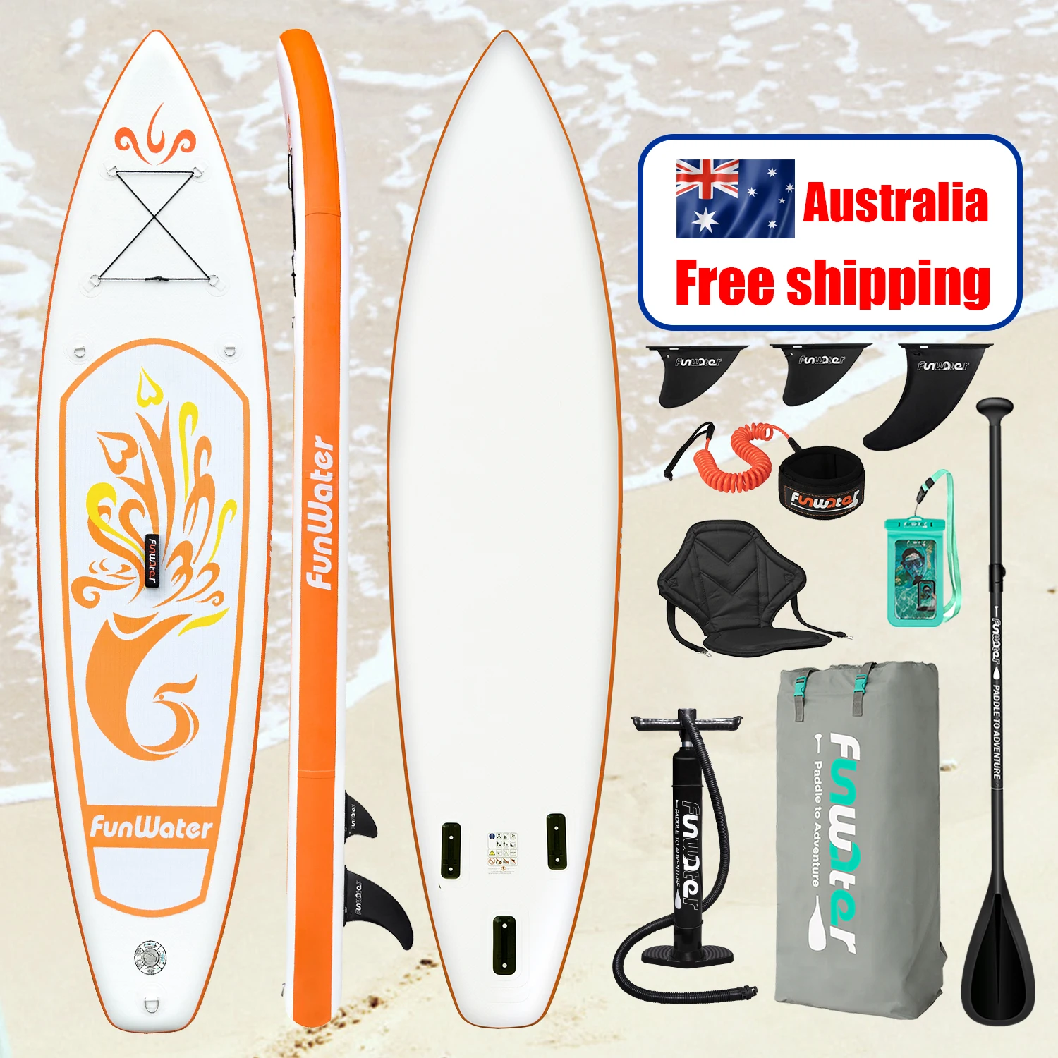 Australia Free Shipping Dropshipping Wholesale surfboard inflatable foil board surfing stand up paddle board sup sub board