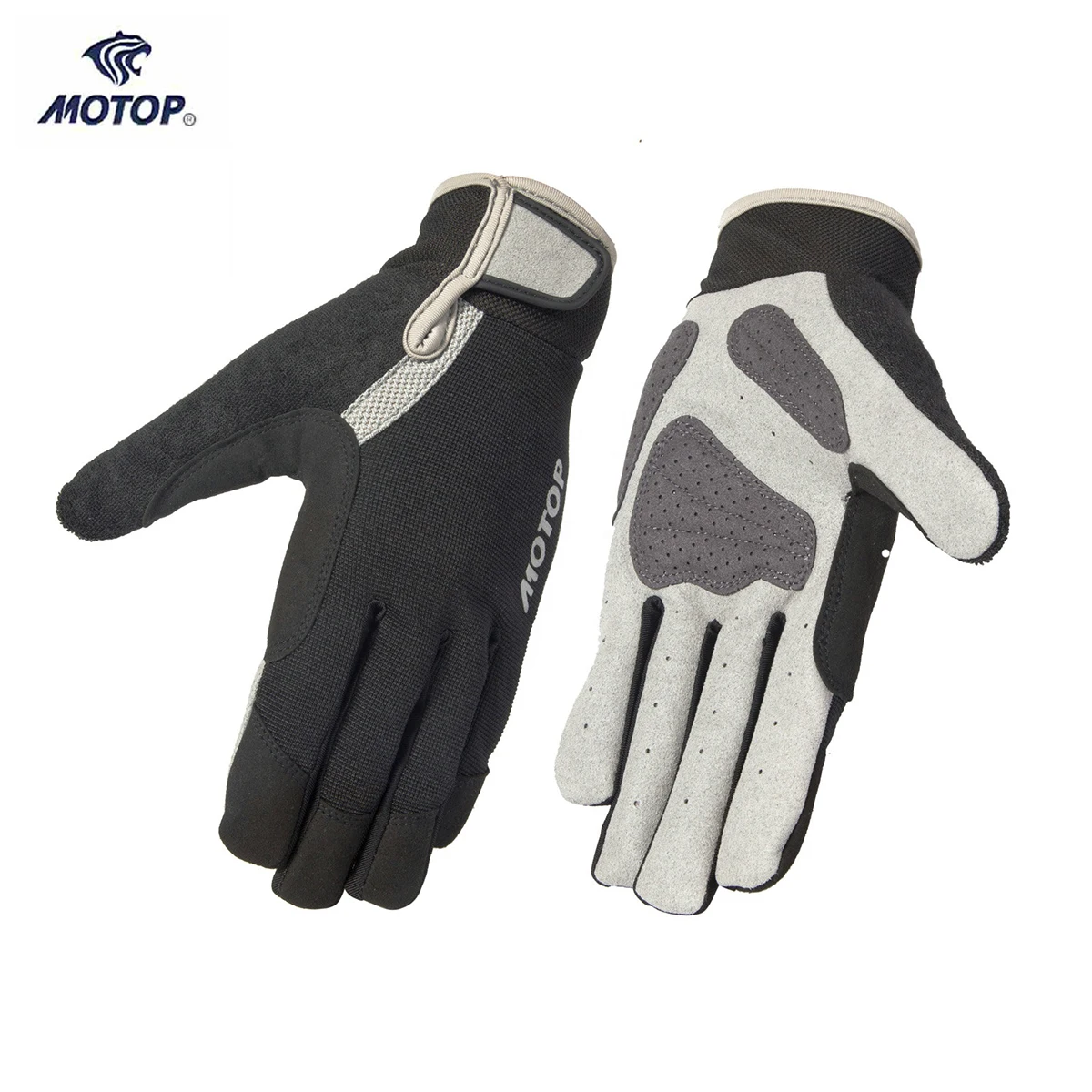 Best Quality Holes Silicon Printing Outdoor Sports Full finger Terry Riding Bicycle gloves