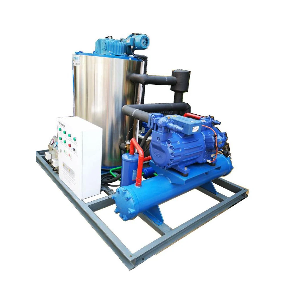2021 TOP sale 5Ton Salt Water Industrial Ice Flake Maker Flake Ice Machine
