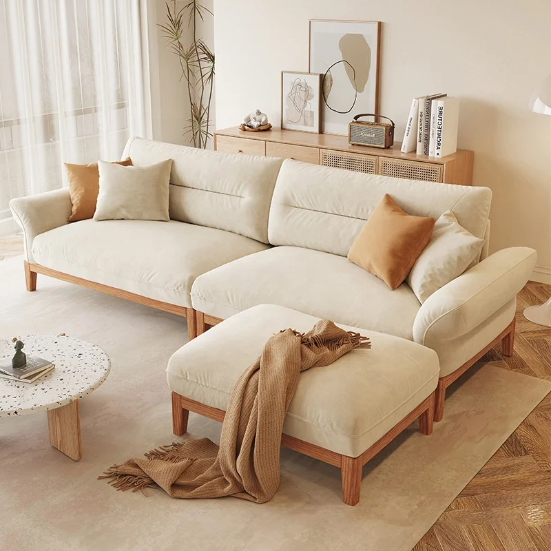 European style commercial furniture, living room sofa, straight row fabric sofa combination