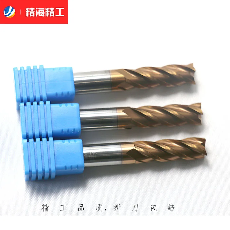 4/F Milling Cutter Solid Carbide End Mills For CNC MACHINE JINGHAI for 55 degree material