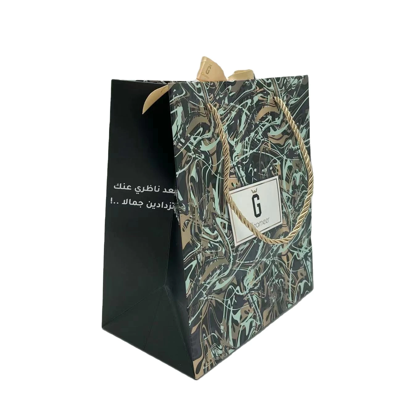 China Manufacture Wholesale Colorful Cheap Personalized Customized Production Small Paper Gift Bag With Handles