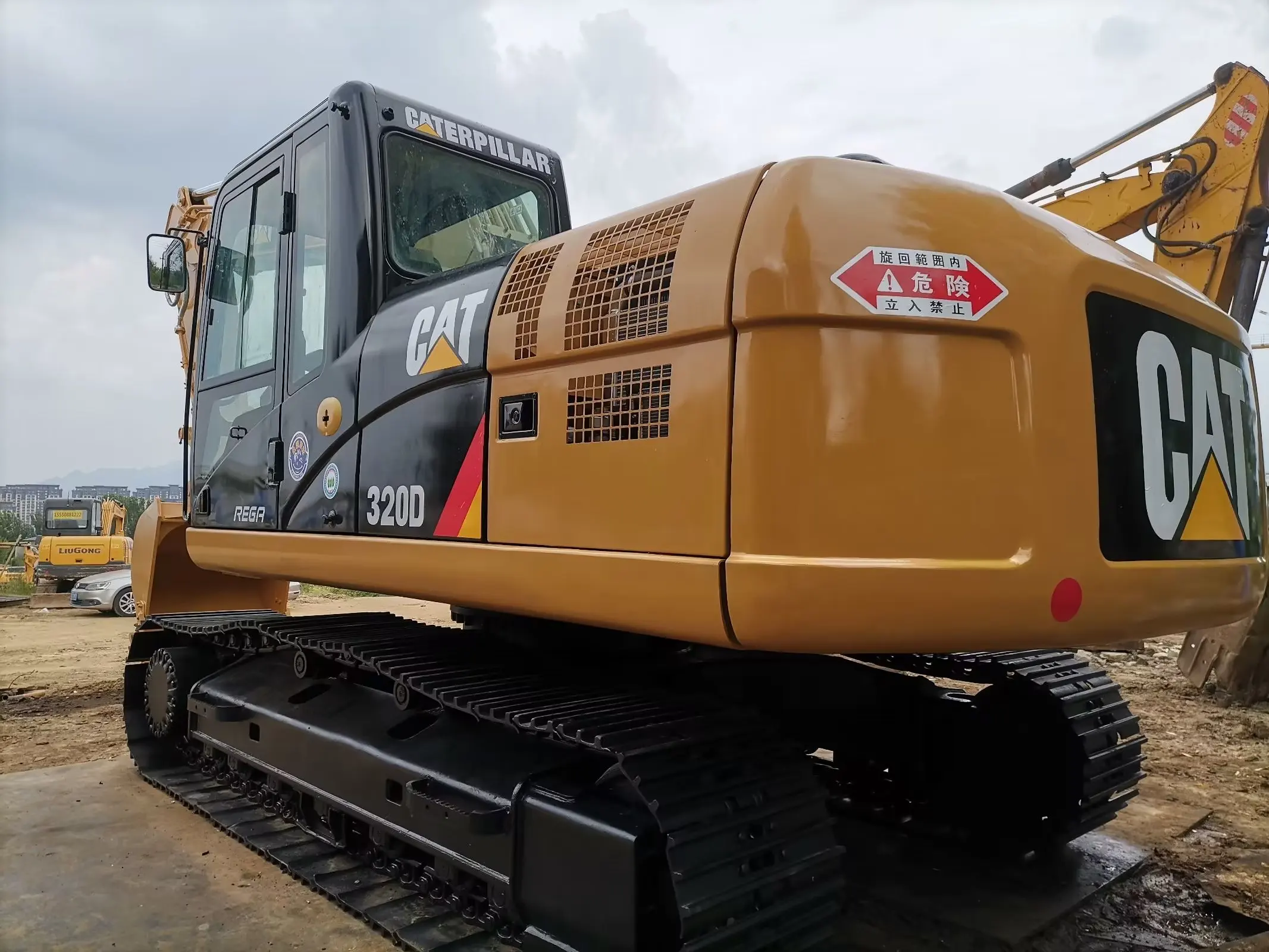 Используемая строительная машина CAT 320D 320 325 330 экскаватор для продажи гусеничная техника