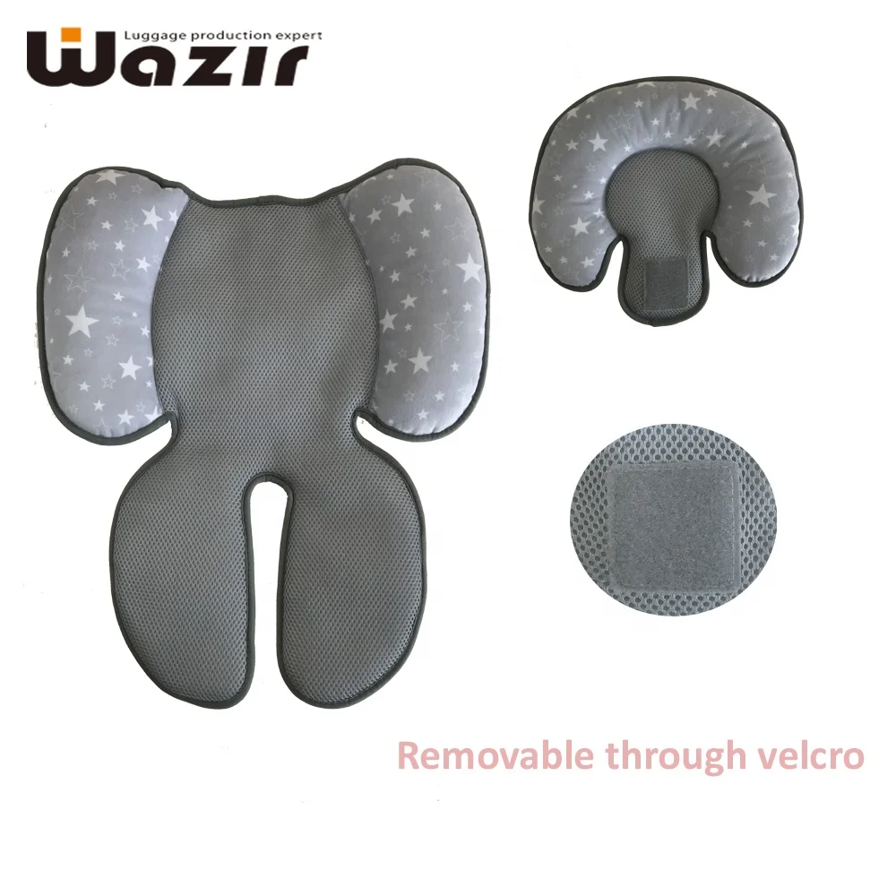 ND-6249-1 Baby stroller cushion infant to toddler head neck body cushion Kids Car Seat Complete Head and Body Support