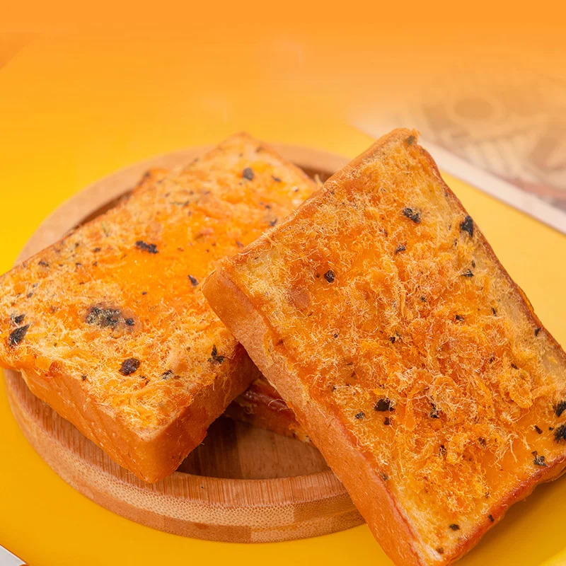 bulk healthy food breakfast substitute meat floss and seaweed bread soft bread meat floss seaweed toast squishy bread