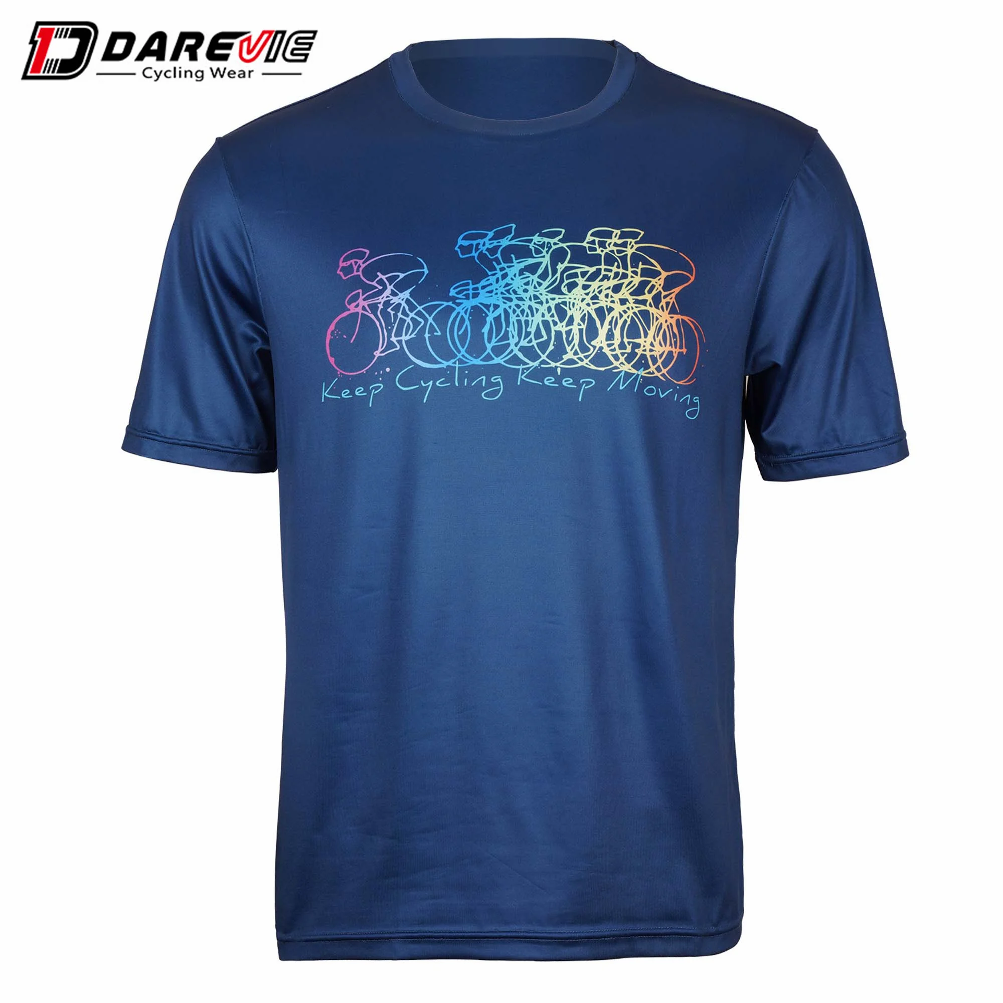 DAREVIE Wholesale OEM dirt bike cycling bicycle riding t-shirt jersey outdoor sport running giant bike shirt male ciclismo