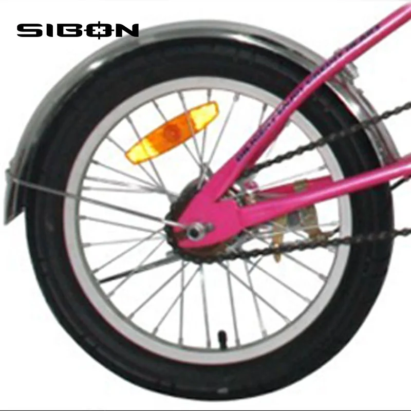 Sibon B0240156 12 дюймов односкоростной стальной рамы для фонаря сигнала торможения вес мини складной велосипед способный преодолевать