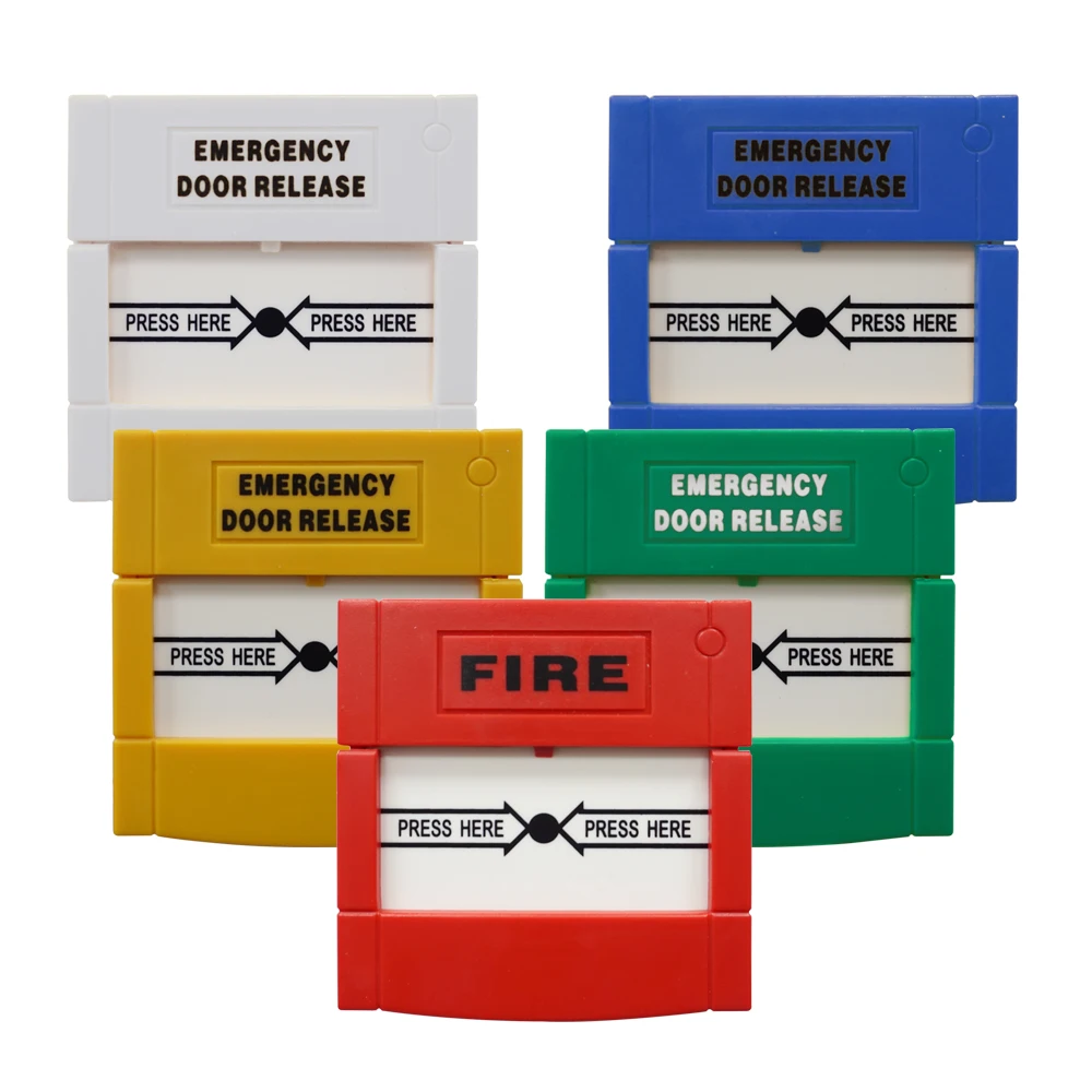 Security Panic Button Fire Alarm Emergency Door Release Button Resettable Manual Call Point