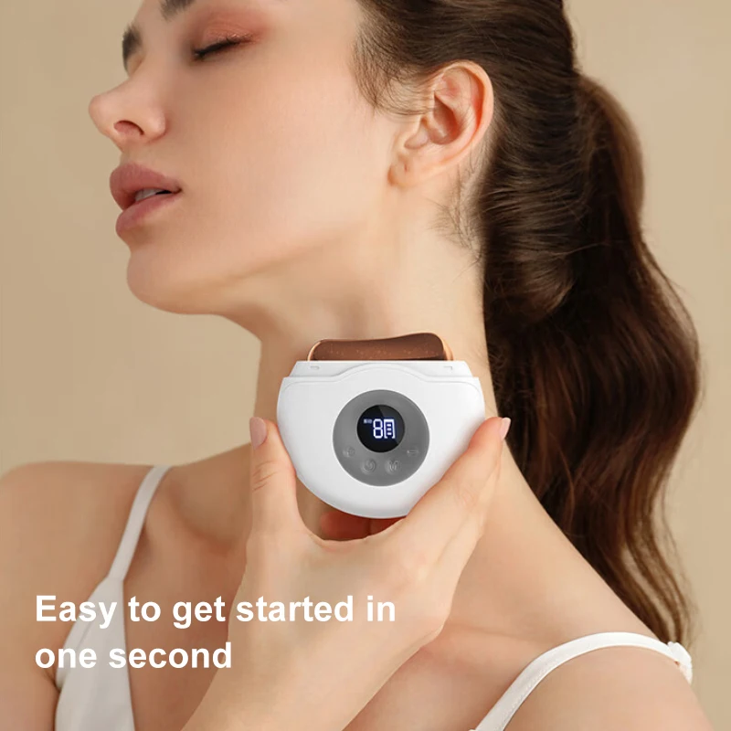 Massage Scraping Instrument Meridians Brush Electric Galvanic Face Sculpting Tool Beauty Equipment For Facial Device