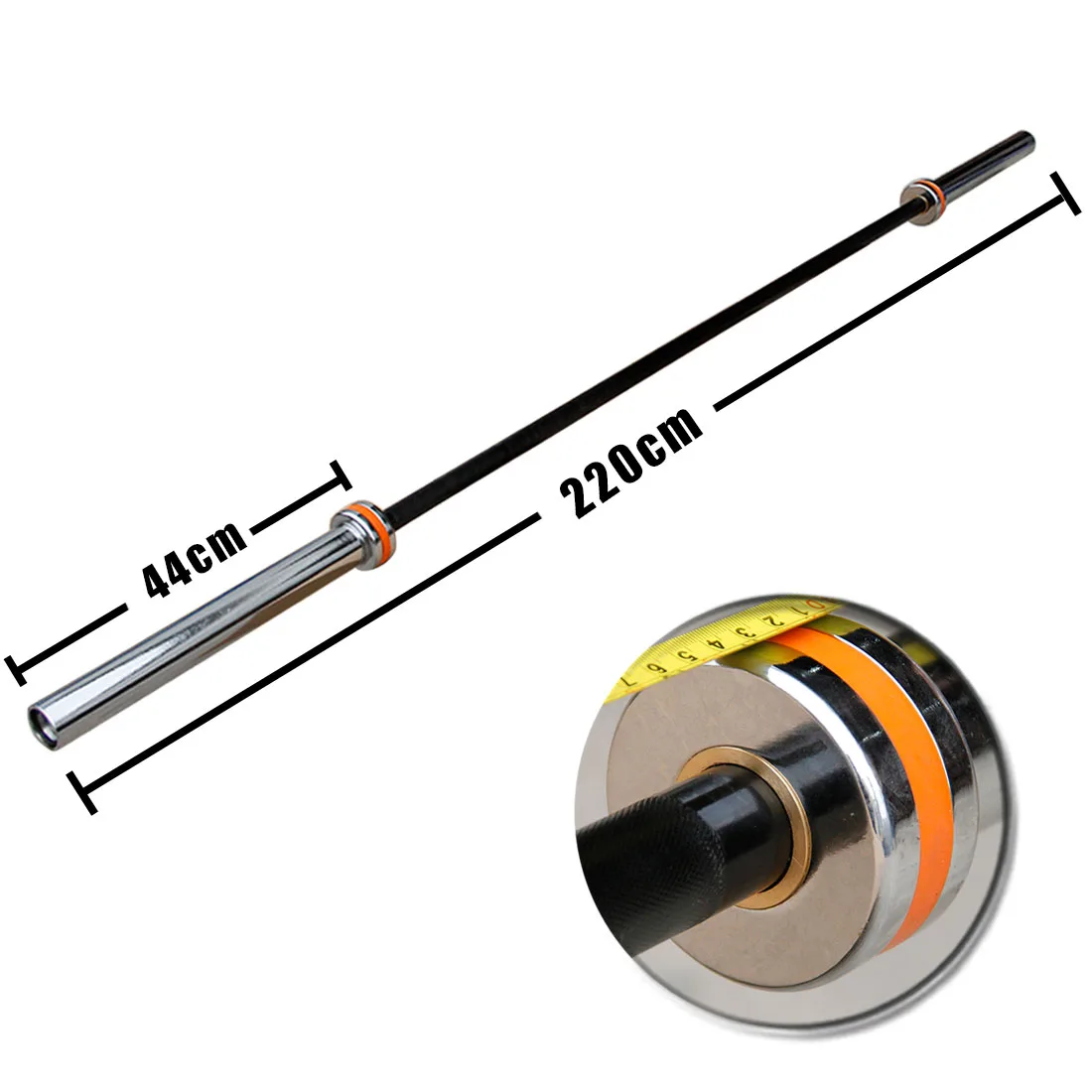 Прямая поставка с завода, высокое качество, с винтовым воротником, штанга для фитнеса, бодибилдинга