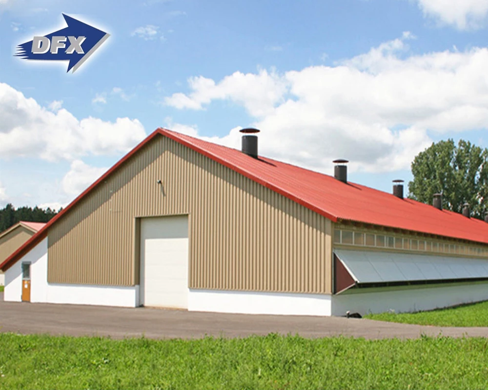 Индивидуальные сборные здания строительство высотный торговый центр зал сборный дом для курицы птицы