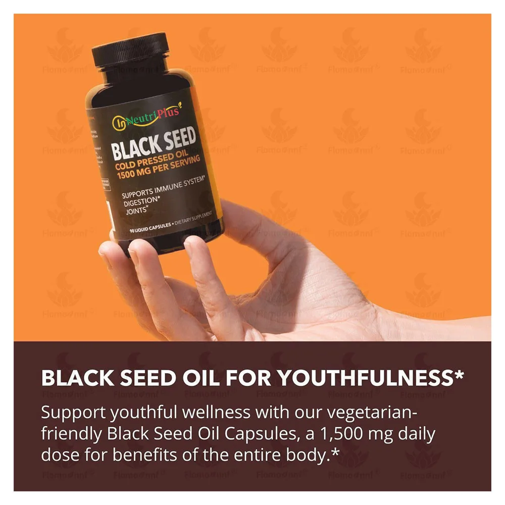 GMP factory Black Seed Oil Softgels Cold Pressed Nigella Sativa Pills Non-gmo Gluten Free Support Private Label 90 capsule