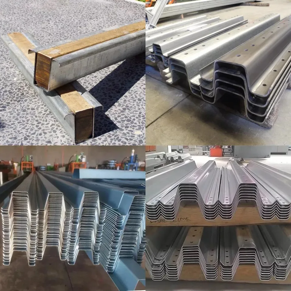 silo stiffener forming machine / Omega Channel Machine U Z C shaped Purline Processing Machine Automatic High Speed