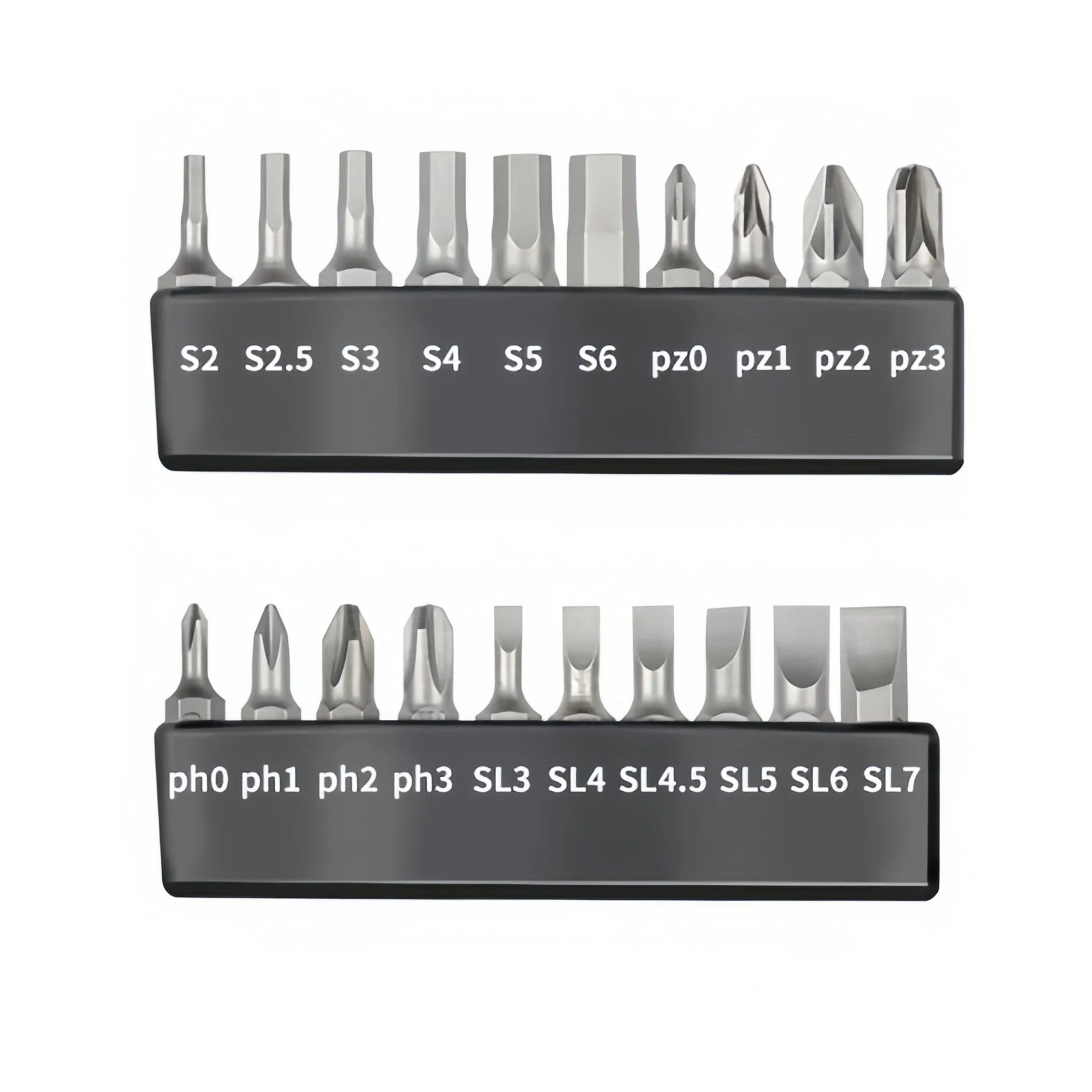 Diy Industrial 25mm Single-Point Magnetic Hex Insert Bits Chrome-Finish Steel Plastic  Screwhead Customizable