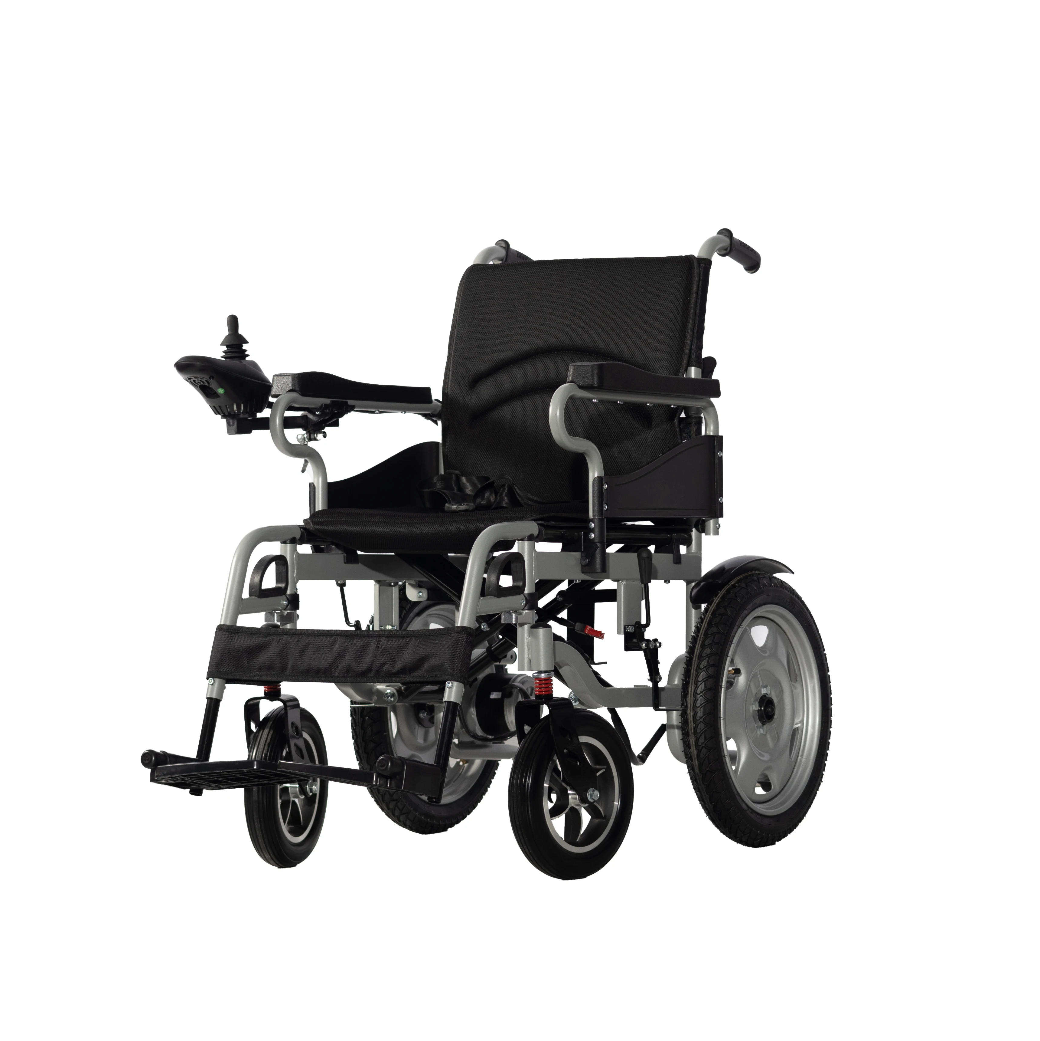 electric wheelchair with wireless joystick controller   cheap price  lightweight folding electric wheelchair t021