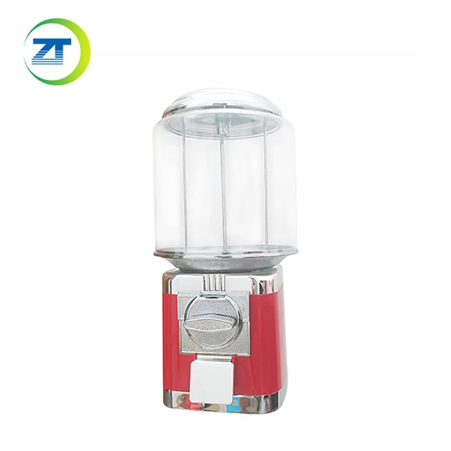 Forkwin Gumball Machine with Candy Capacity Dispenser Capsule gift Red Candy Vending Machine for Home use Business
