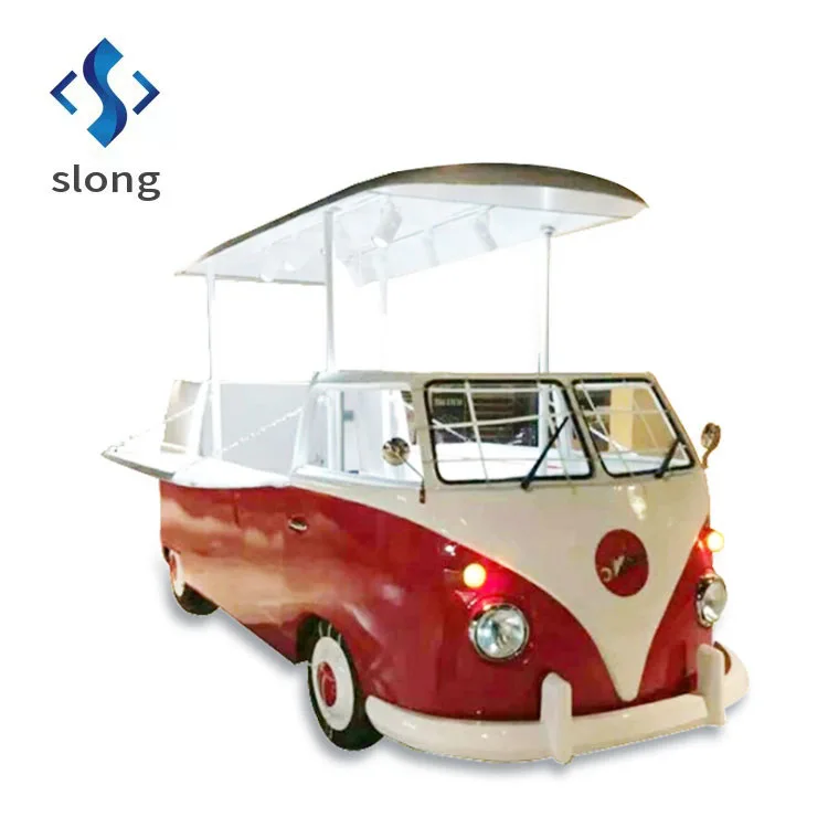 Sale Ice Cream Kiosk Dessert Dining Cart Fast Mobile Food Truck Electric Food Car