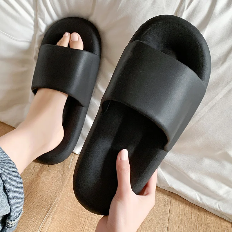 Summer zapato mujer EVA platform flip-flops pillow sides women and ladies slides men shoes sport slippers unisex for men
