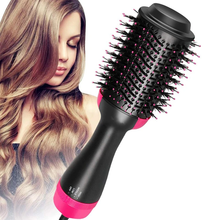 The best-selling custom hot air brush electric styling brush one-step hair dryer