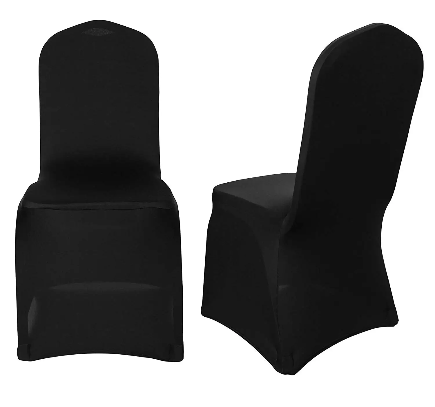 Wholesale Anthracite Stretch Chair Cover Spandex Banquet Chair Covers for Outdoor Wedding Party Decoration