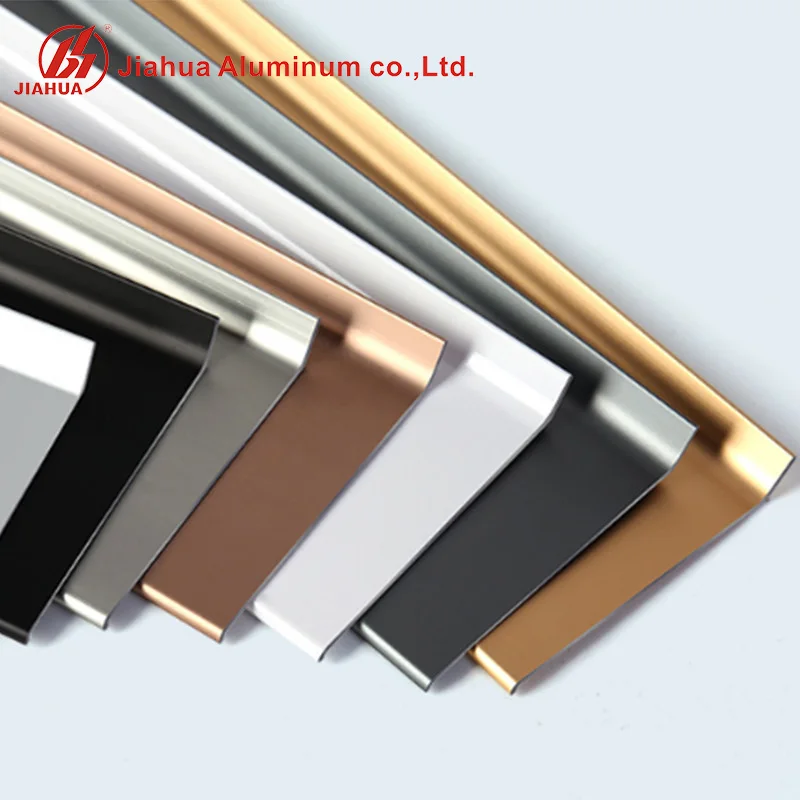 Beautiful colors led aluminium profile skirting baseboard Wall Skirting Board flooring trims aluminum skirting baseboards