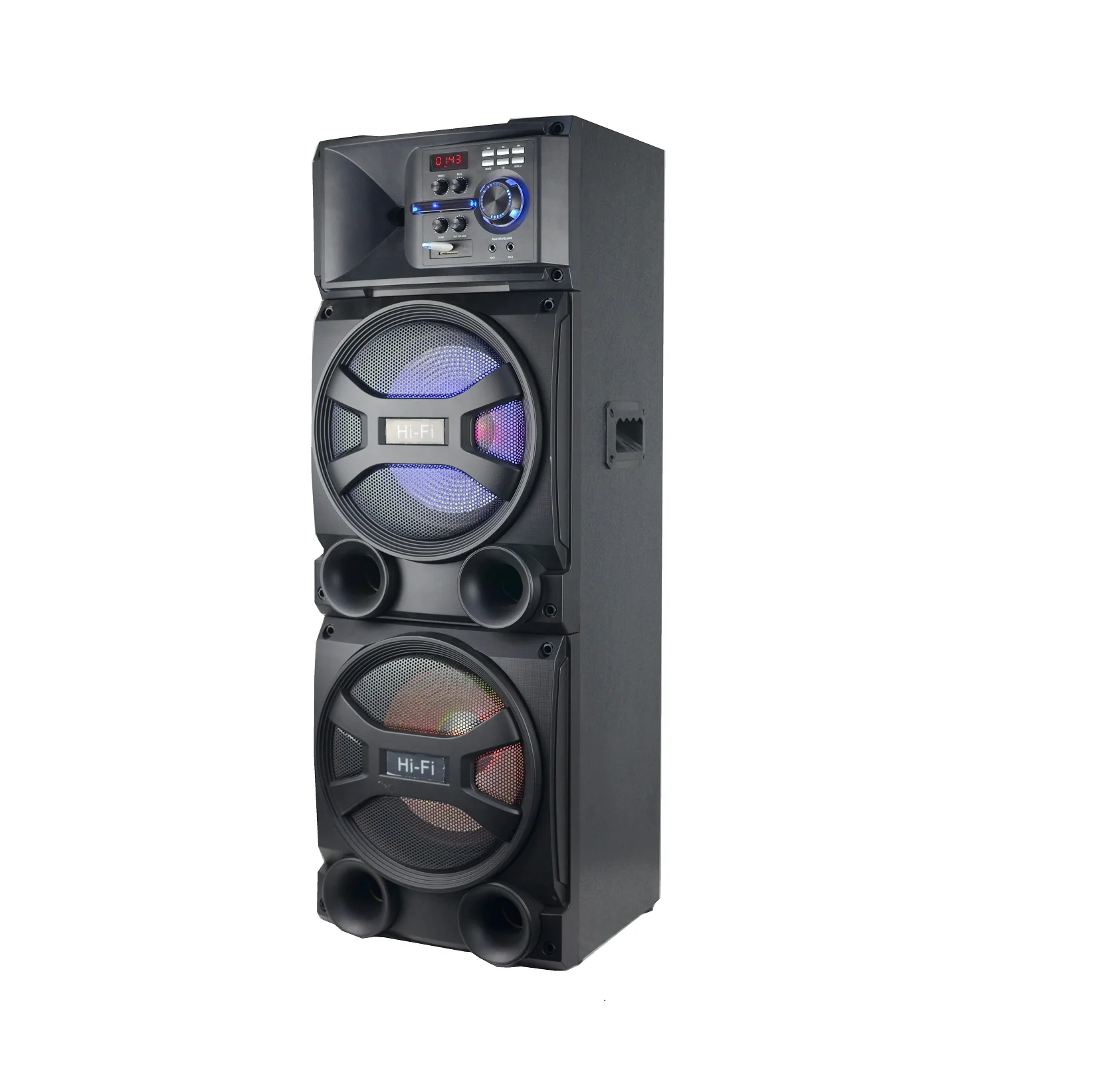 2.0 Active Party Stage Speaker with coaxial/optical  fiber/USB/TF/FM/AUX Party Speaker