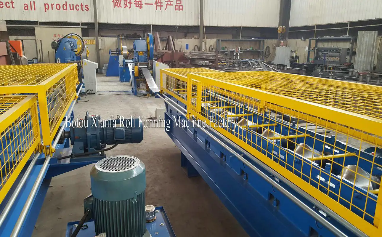 U 40 super quality mould cutting u purlin roll forming machine production line