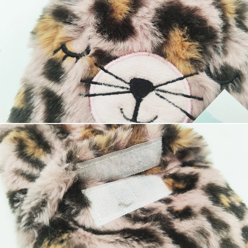 Plush tiger rice heating pack for kids using in winter