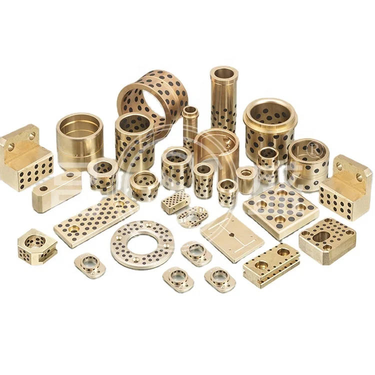 Self-lubricated Bronze Brass Plain Bearing Brass Motor Bushings
