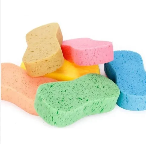 SEQ Unique 8-Shaped High Foam Scrubber wash sponge for car and household cleaning