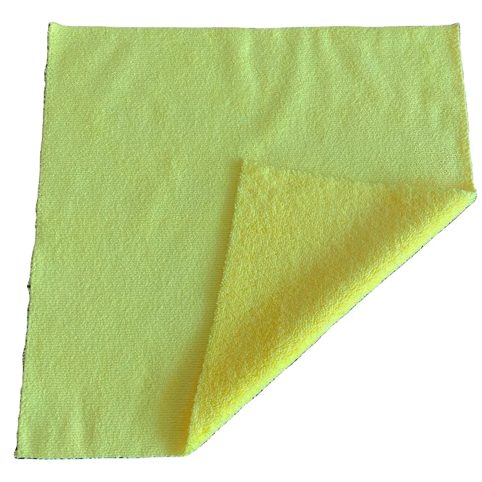 Hot Selling Microfiber Cleaning Cloth Warp Knitted Towel Gray 40*40cm 300gsm Car Microfiber Cloth Car Kitchen Towels