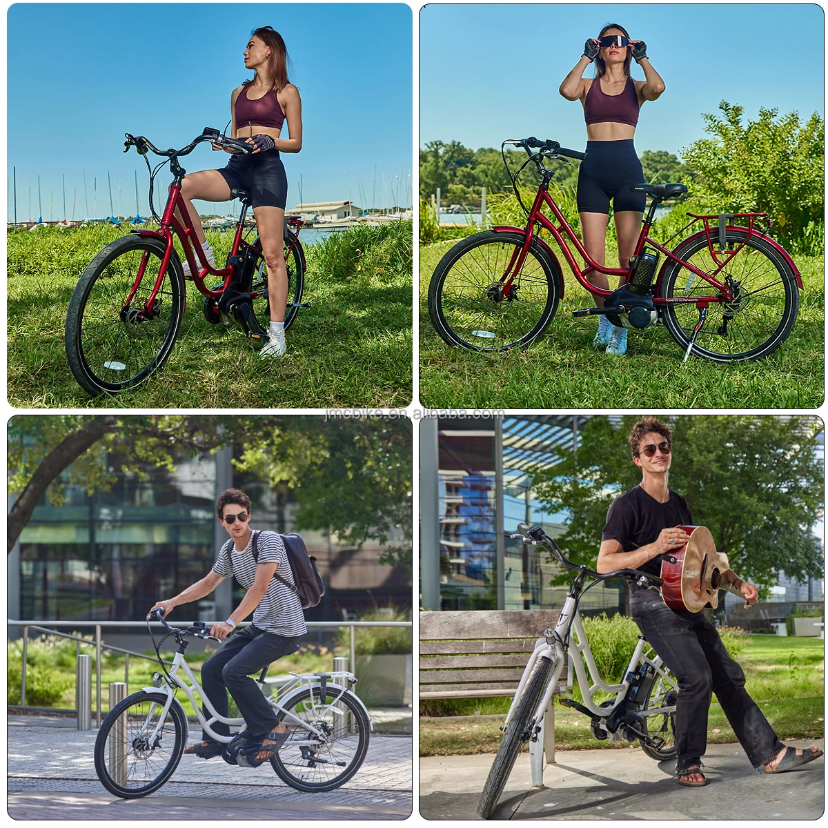Взрослые 26 дюймов 250 Вт съемная литиевая батарея 16 А/ч Shimano 7-ступенчатая шестеренка городской Электрический велосипед