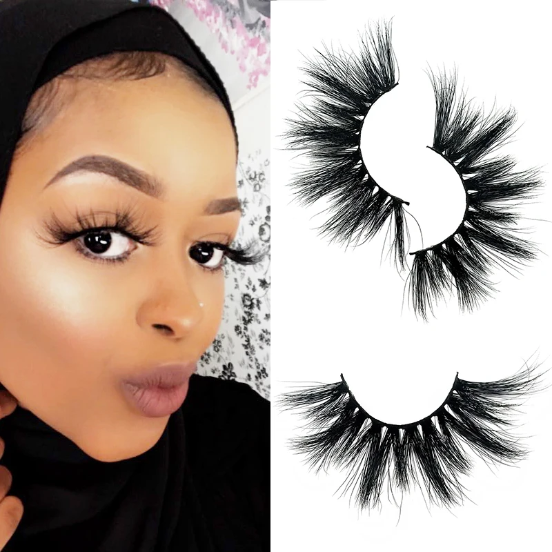 Wholesale dramatic 25mm mink eyelash vendor diamonds customized boxes packaging cases fluffy 5d mink eyelashes