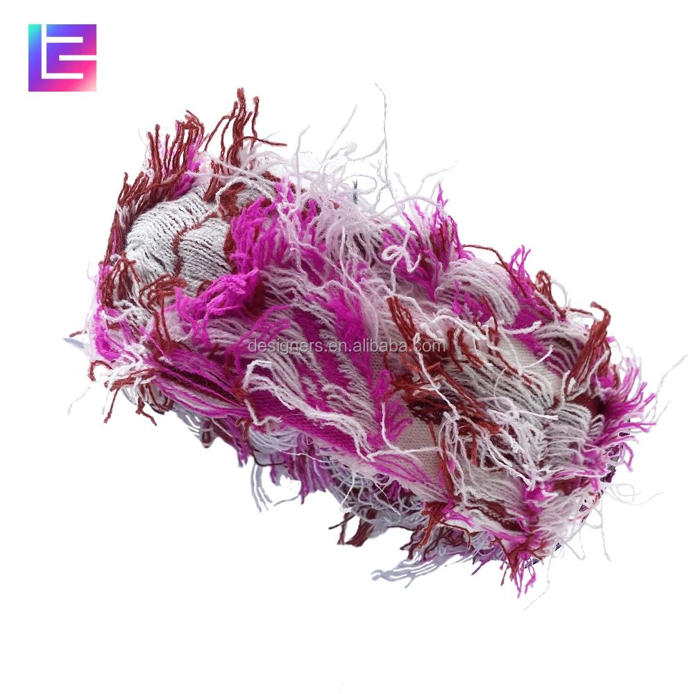 Wholesale crochet Stretchy sports elastic knitted hair bands sweatband yoga grassy distressed designer headbands